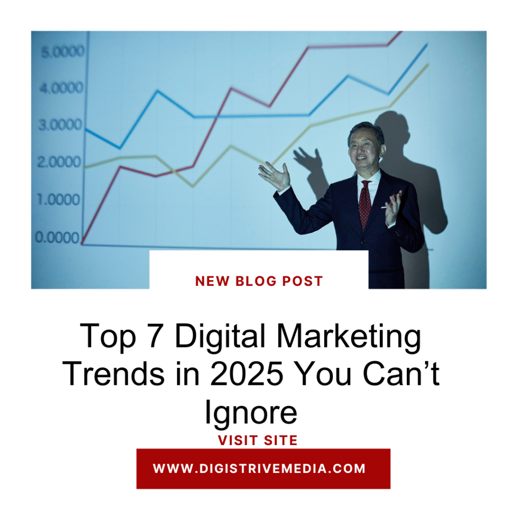 Top 7 Digital Marketing Trends in 2025 You Can’t Ignore
