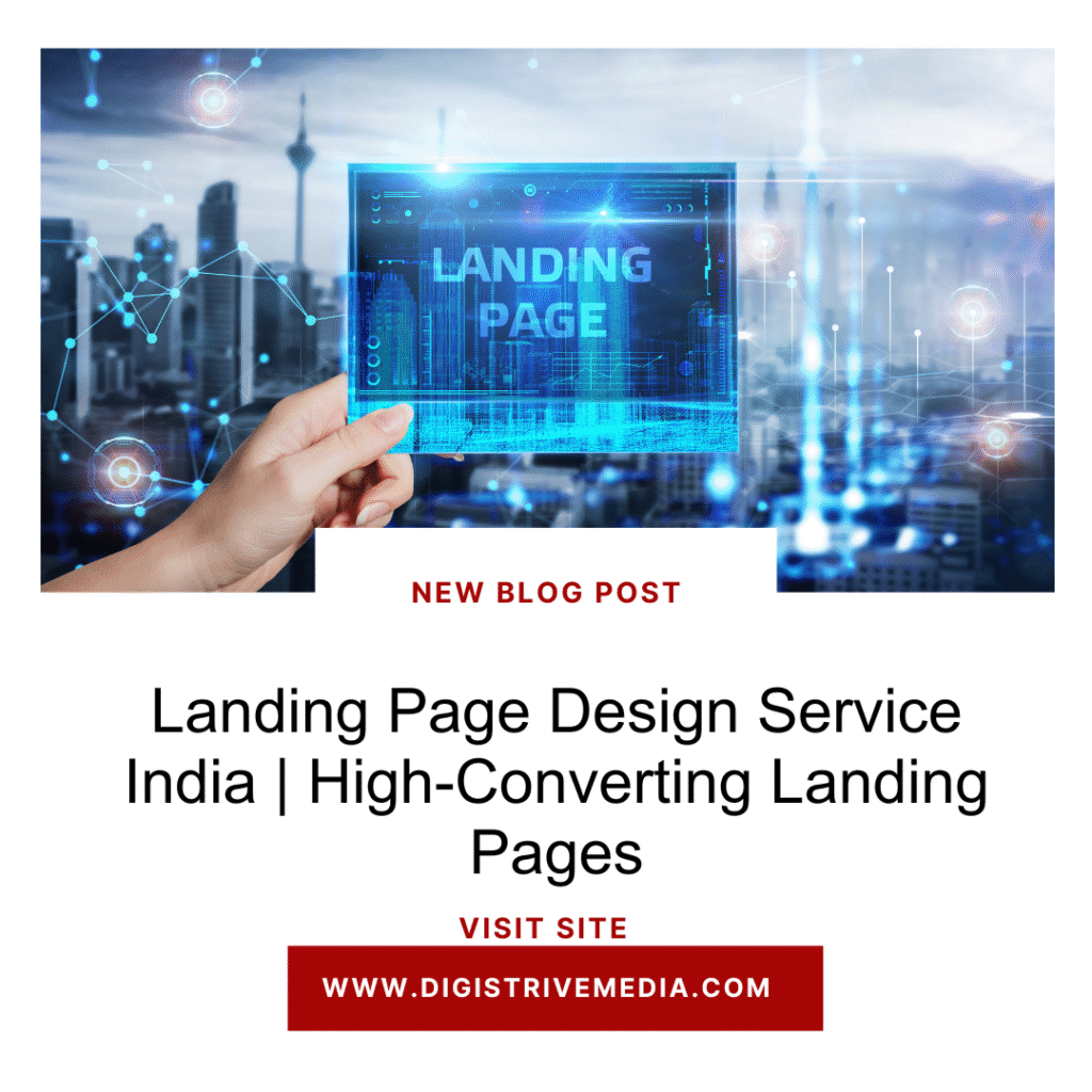 Landing Page Design Service India | High-Converting Landing Pages