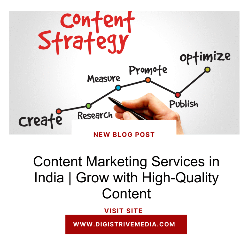 Content Marketing Services in India | Grow with High-Quality Content