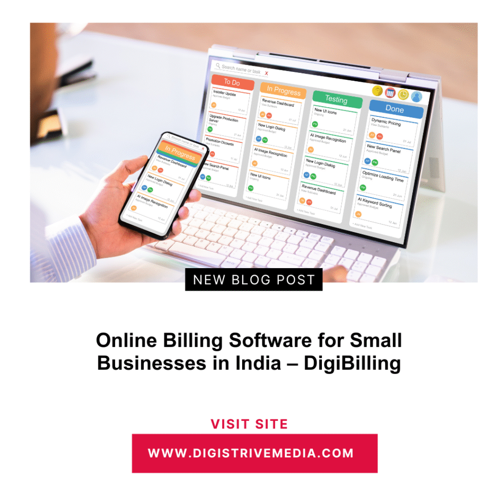 Online Billing Software for Small Businesses in India – DigiBilling