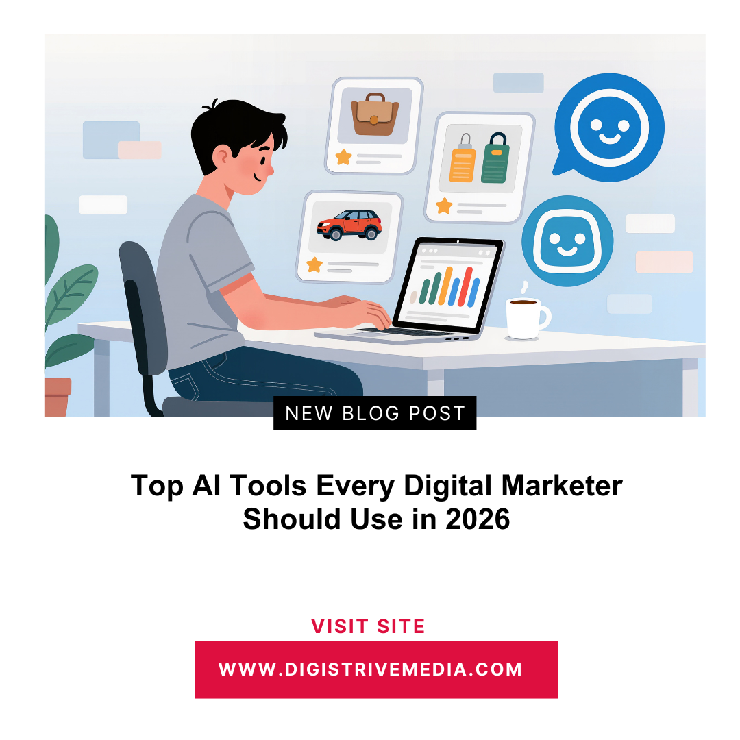 Top AI Tools for Digital Marketing 2026 | Digistrive Media