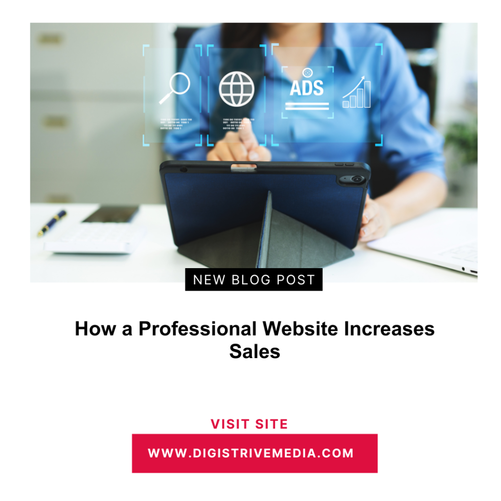 How a Professional Website Increases Sales