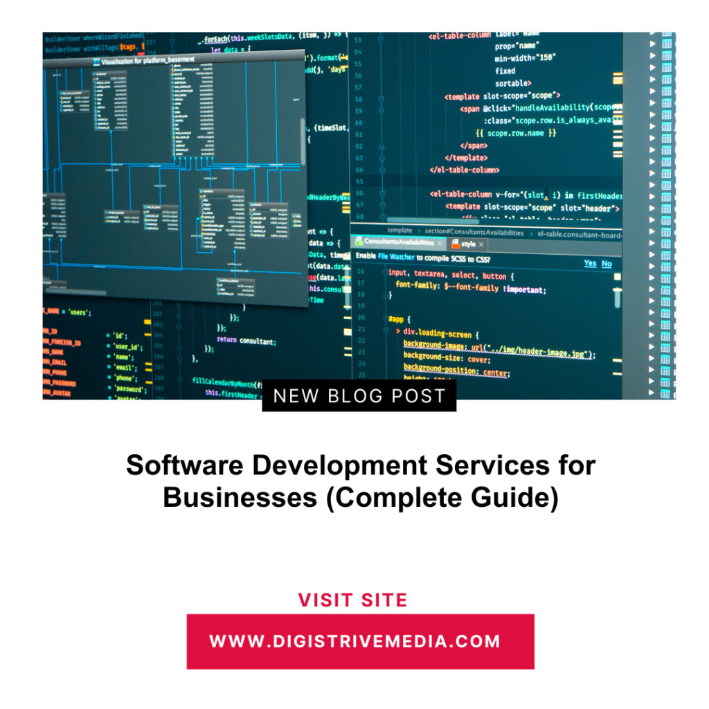 Software Development Services for Businesses (Complete Guide)