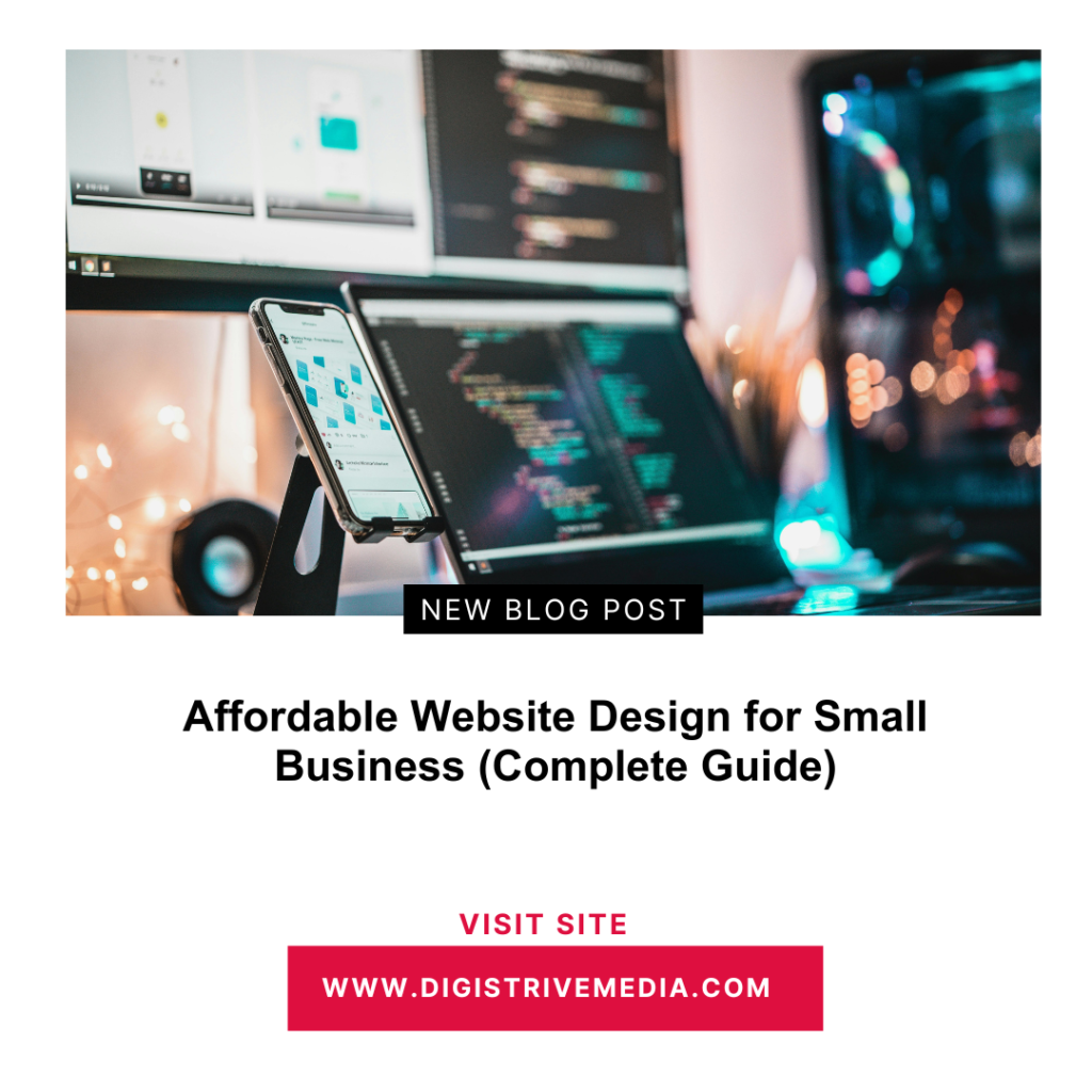 Affordable Website Design for Small Business (Complete Guide)